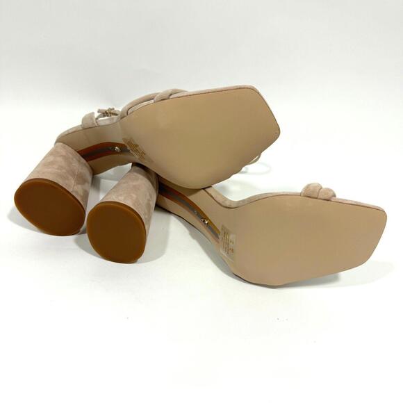 Sam Edelman Women’s Size 10 Cappuccino Suede Kia Strappy Block Heel Sandals New - Picture 7 of 9